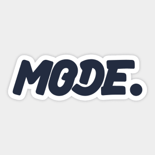 Mode. Sticker